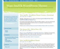 The Was JTk Free WordPress Theme