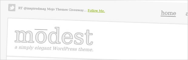 Modest WordPress Theme