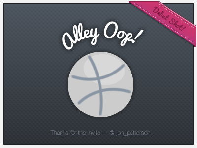 Debut Shot on Dribbble